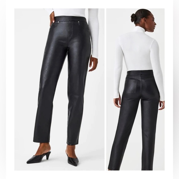 SPANX Pants - SPANX Black Straight Leg Women's Pants NWT